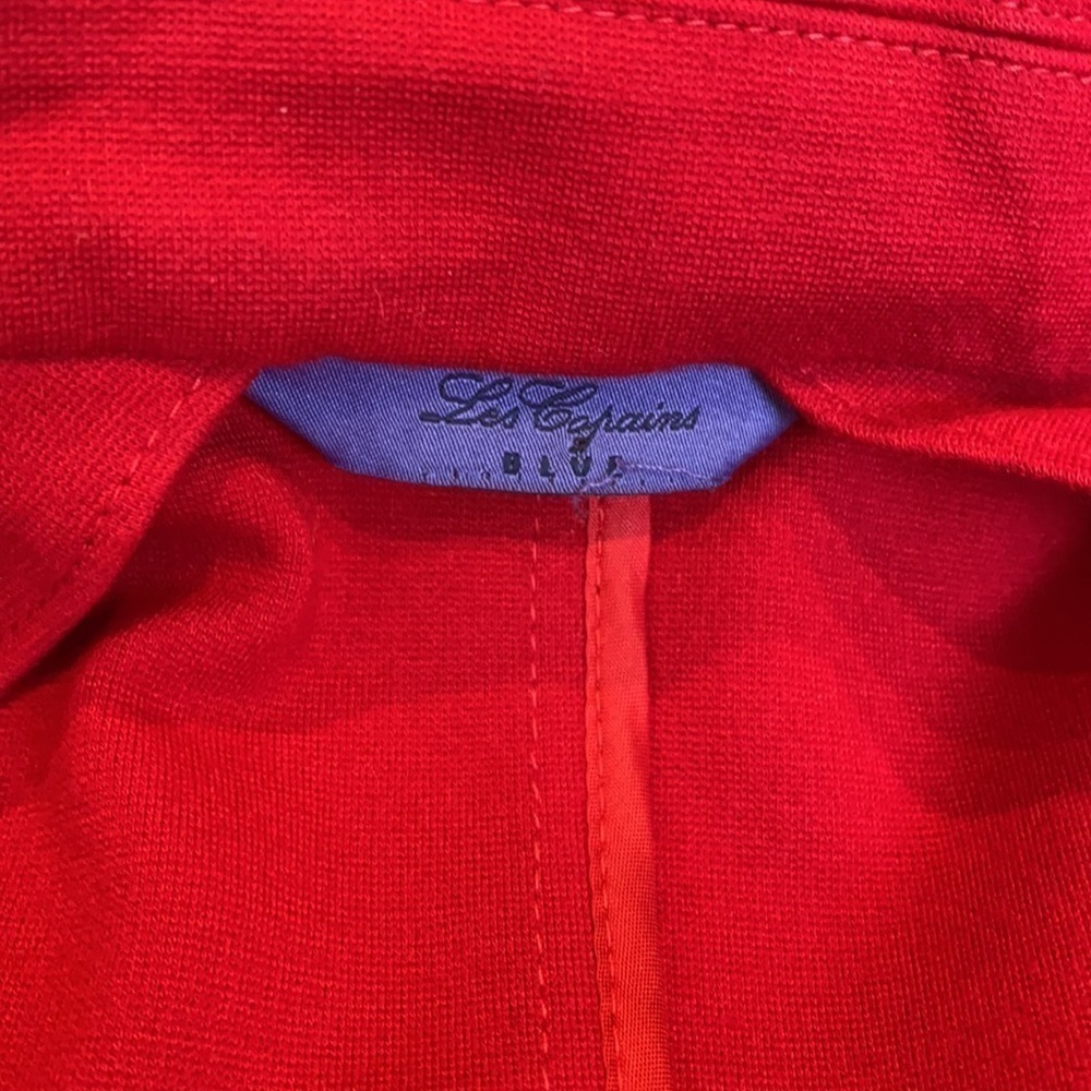 Les Copains red two button blazer - Picture 7 of 11